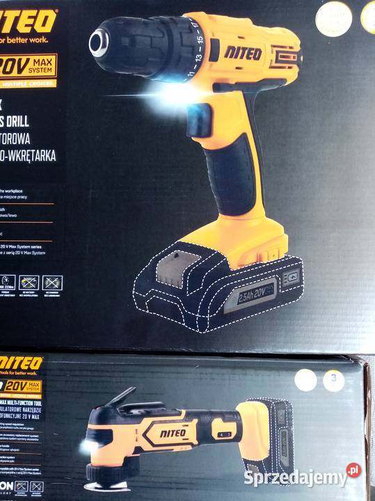 Zestaw elektronarzędzi aku Wiertarko Wieliczka