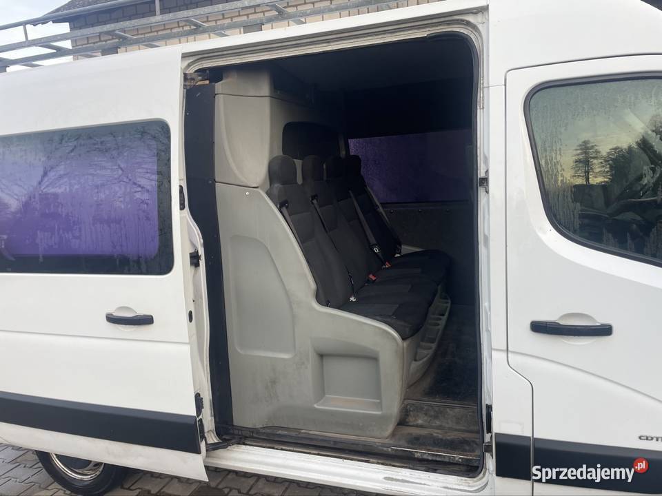 Opel Movano brydadówka 7 miejsc hak