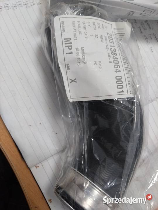 WĄŻ RURA INTERCOOLER VW AUDI 20 TDI 3C0145838B Układ paliwowy Pilzno