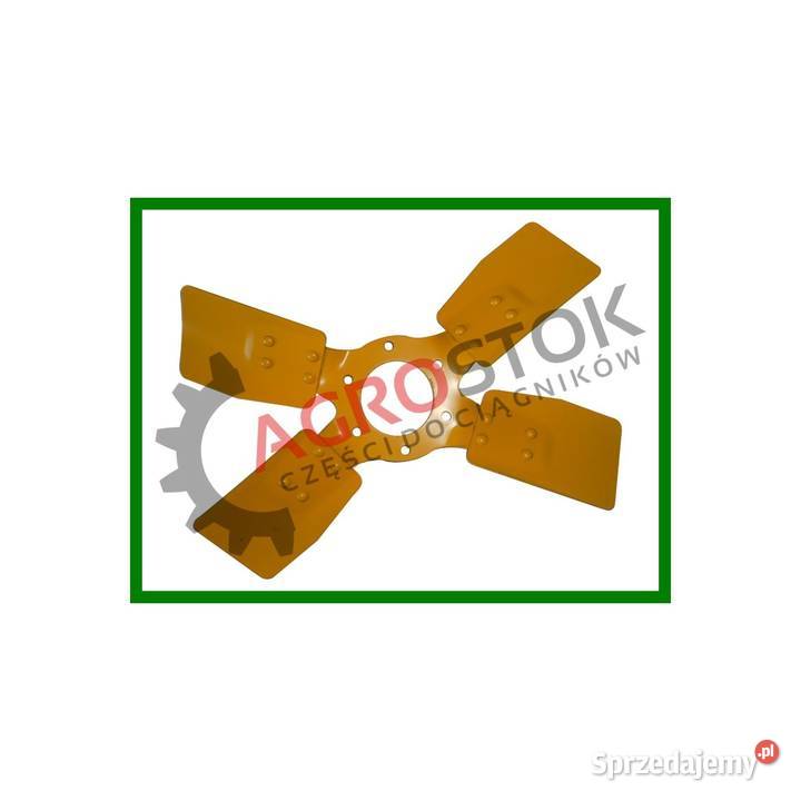 Wentylator chłodnicy mtz 4 łopatki metal lubelskie Parczew