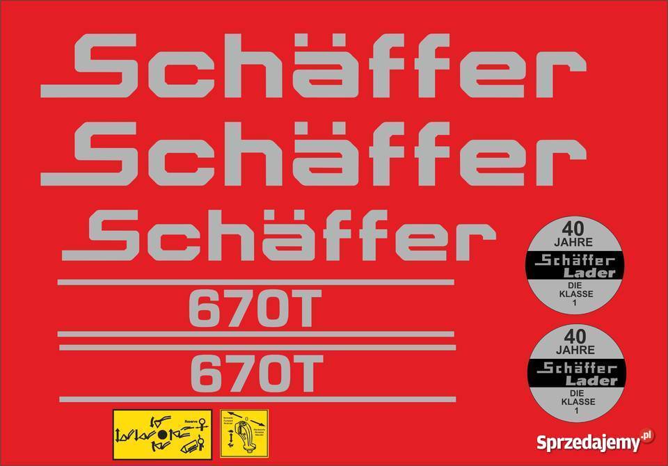 naklejki schaffer 670t