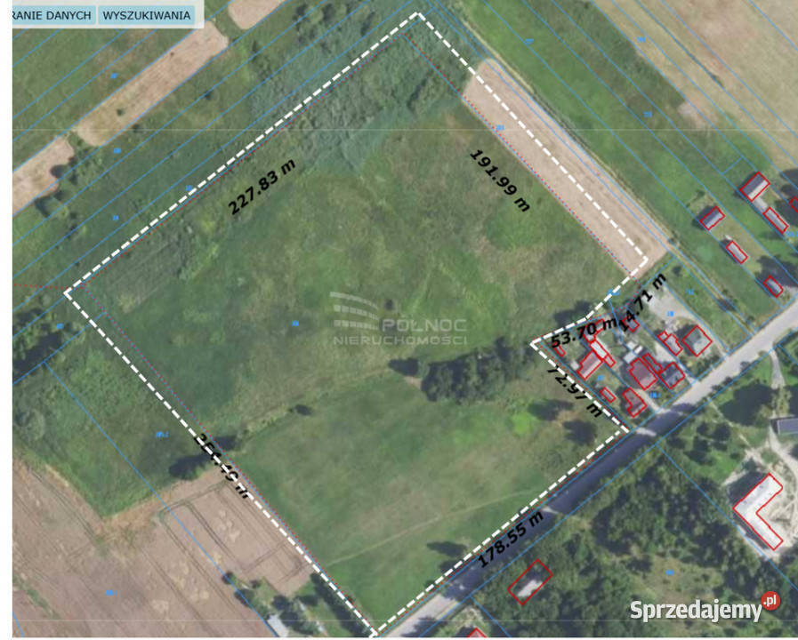 Duża działka 547 ha Brody Duże