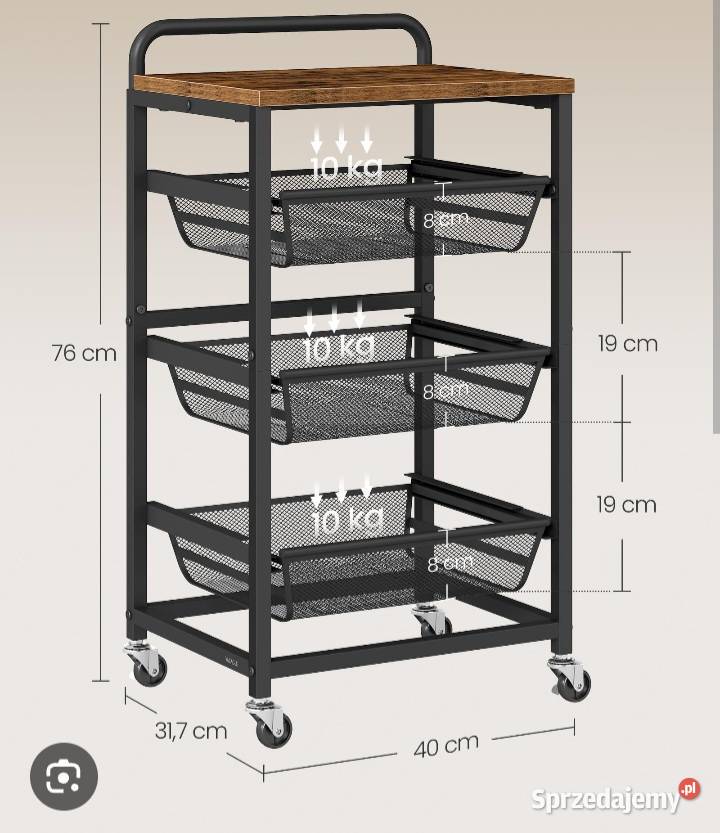 Wózek kuchenny cargo Gliwice
