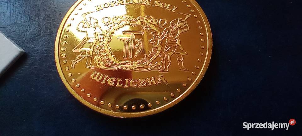 Stare monety Medal Święta Kinga Wieliczka 173 podkarpackie Lesko