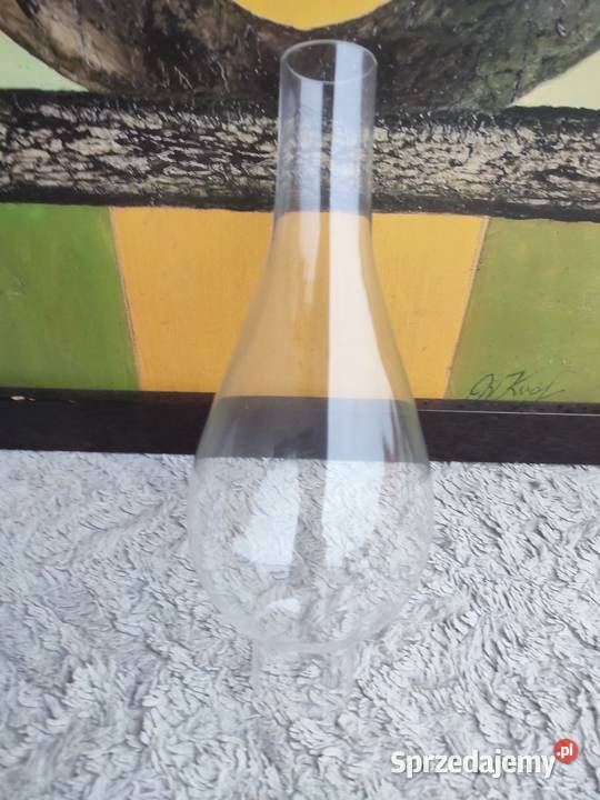 Duży klosz do lampy naftowej Dulcza Wielka