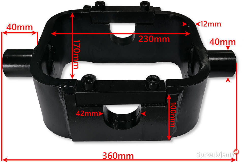 MOCNY Siłownik Cylinder Tłok Wywrotu 1250 mm Solec Kujawski