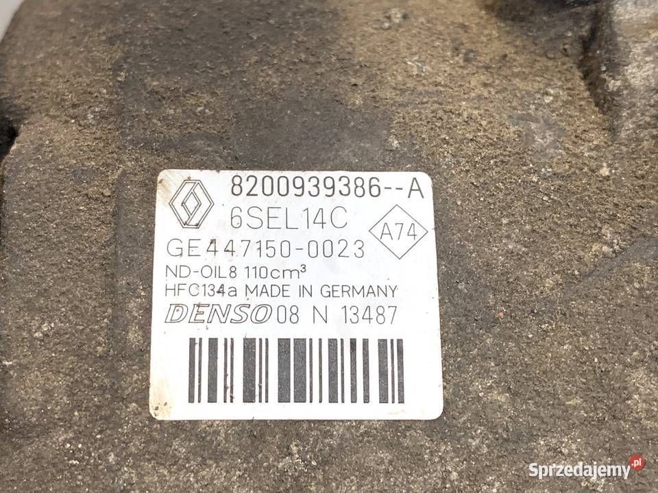 SPRĘŻARKA KLIMATYZACJI RENAULT MEGANE III osobowe sprzedam