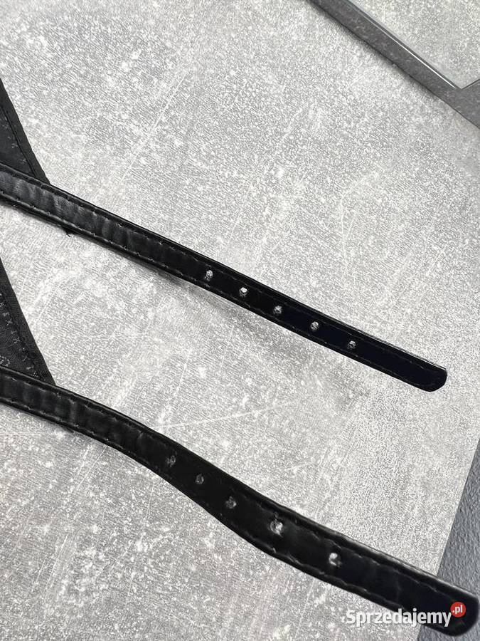 Obroża z bandaną chustką czarna 2 sztuki Jasło