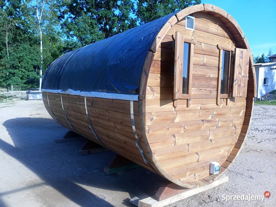 Sauna Beczka z Thermo Drewna 400 Sauna Ogrodowa Suwałki sprzedam