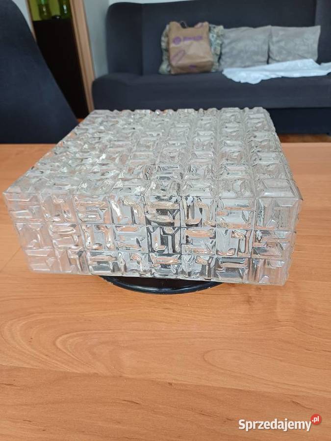 Retro plafon z 1967 roku firmy Kamenick dolnośląskie Lubań