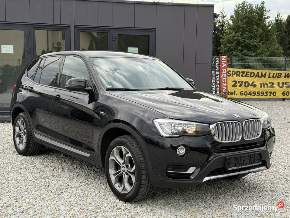 BMW X3 20D 150 2015r skóry Navi hak zadbana F25 system Start-Stop X3 Wrocław