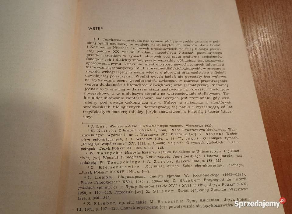 Rym Jana Kochanowskiego próba lingwistycznej język polski Gdańsk sprzedam