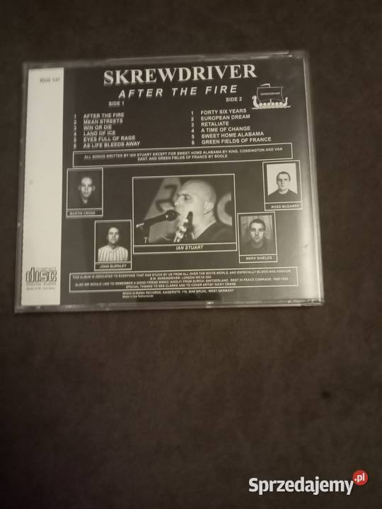 skrewdriver after the firepłyta cd