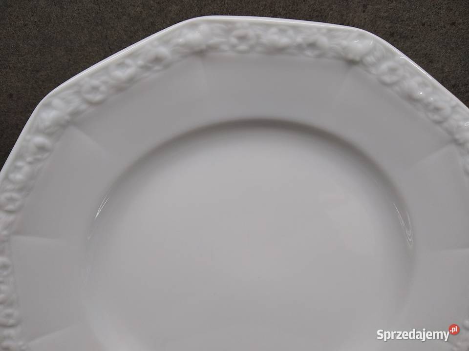 Talerz płytki Rosenthal Biała Maria 6 Porcelana i szkło Kalisz