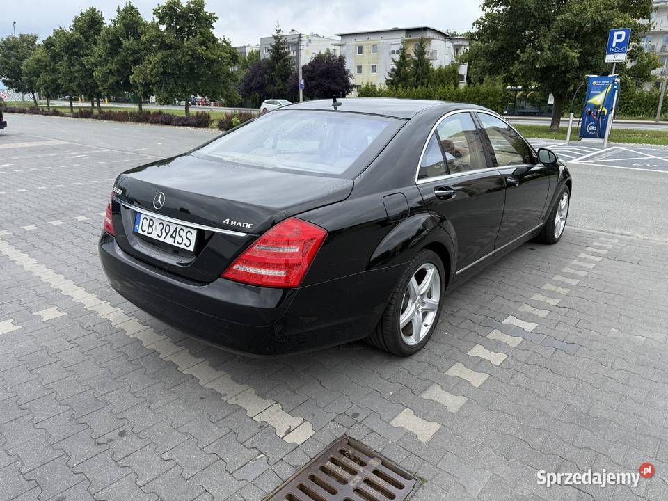 w221 S 500 4 matic LPG zadbana serwisowana Bydgoszcz