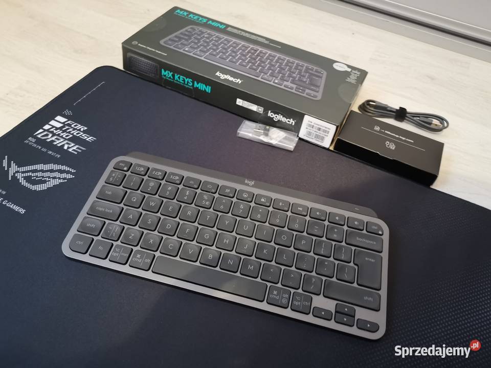 Kultowa mysz Logitech G604 Klawiatura MX keys Gdańsk