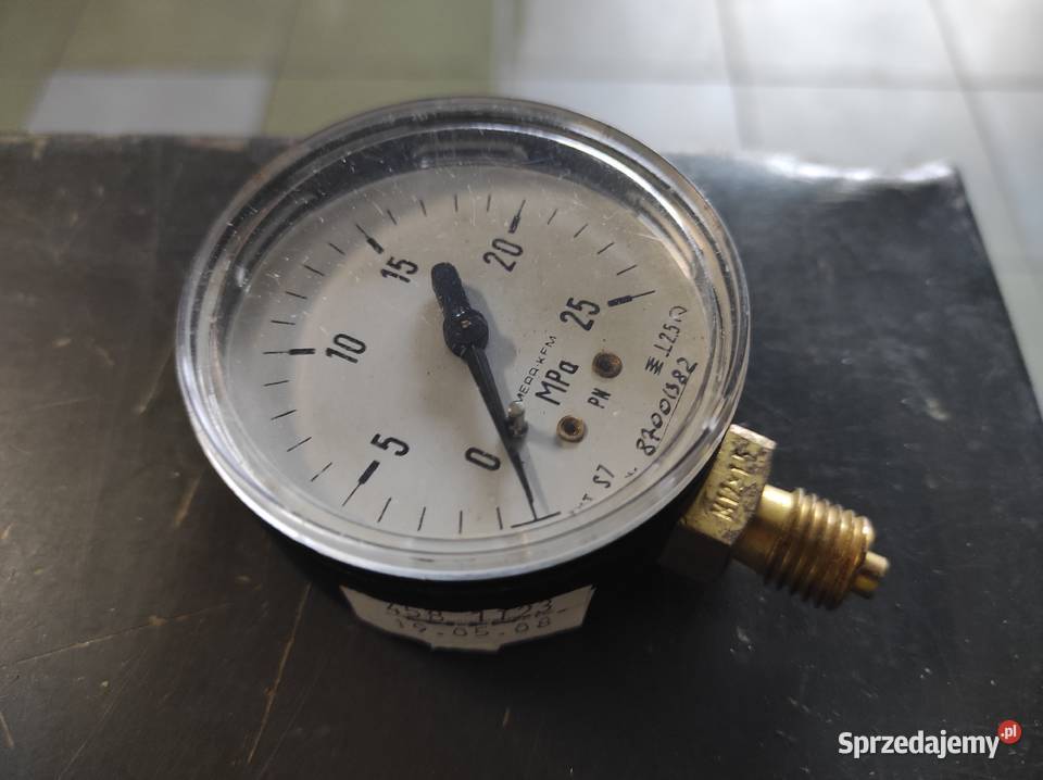 Manometr ciśnieniowy MERA KFM PRLT S7 25 MPa z świętokrzyskie Ostrowiec Świętokrzyski