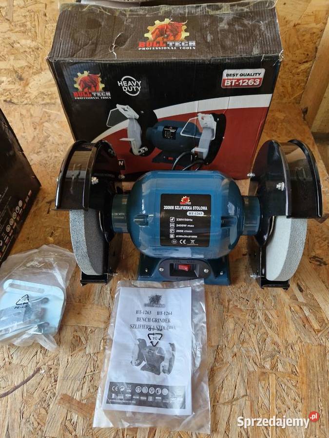 SZLIFIERKA 200 mm DWUTARCZOWA STOŁOWA 2kamienie
