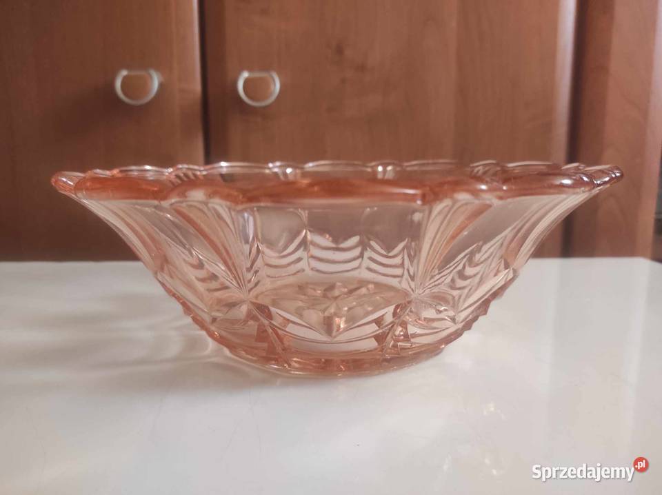 Salaterka kolorowe szkło Prl