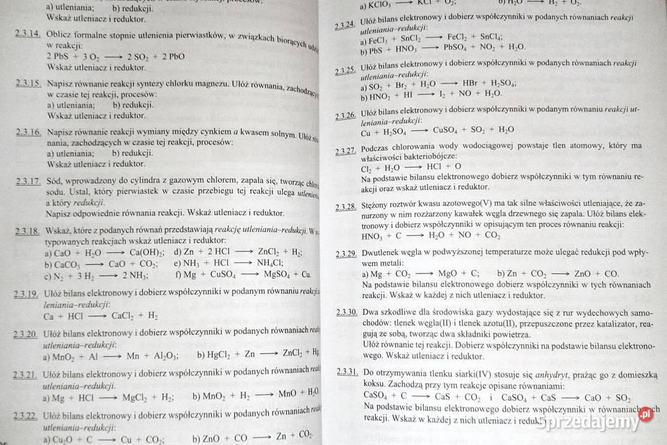 Chemia Zbiór zadań M Koszmider J Sygniewicz sprzedam