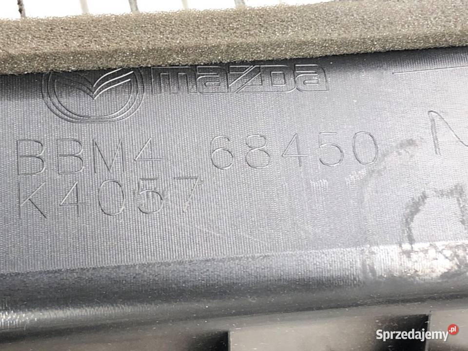 BOCZEK DRZWI LEWY PRZÓD MAZDA 3 BL Hatchback Tapicerki samochodowe Wyposażenie wnętrza podkarpackie