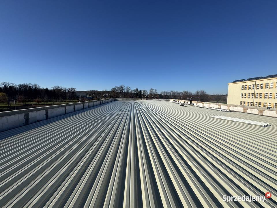Dachy płaskie membrana PVC remonty dachów