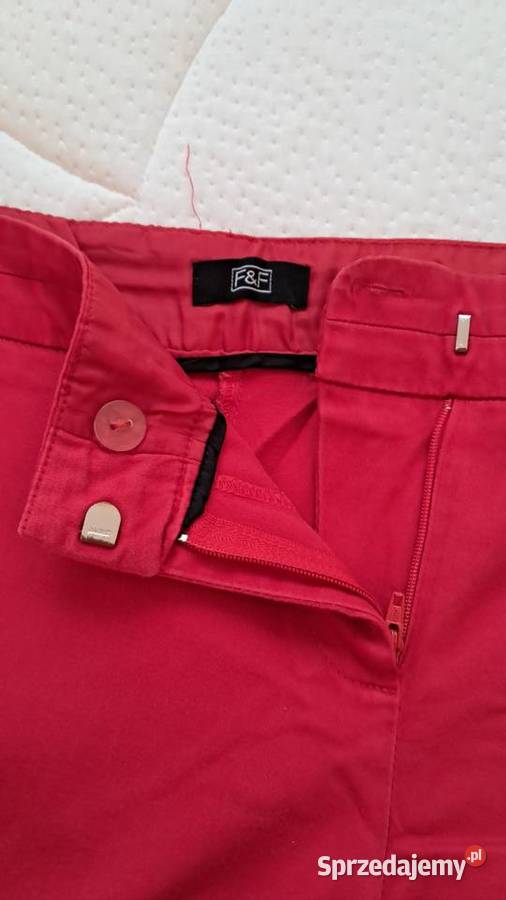 Eleganckie czerwone spodnie FF 40 mazowieckie Warszawa