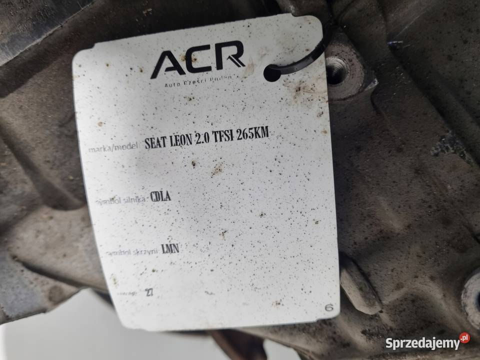 SKRZYNIA BIEGÓW Seat Leon II 1P1 cupra R 20 TFSI Chełm sprzedam