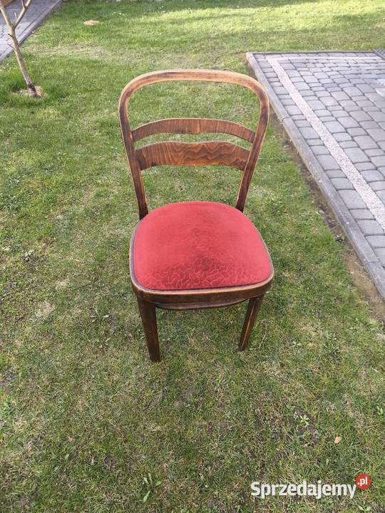 Krzeska z dawnych lat art decko ładnie 5 sztuk Radomsko