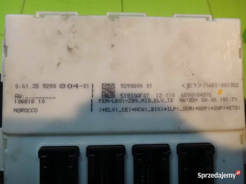 BMW 1 F20 12r modul sterownik FEM 9290804 Suków