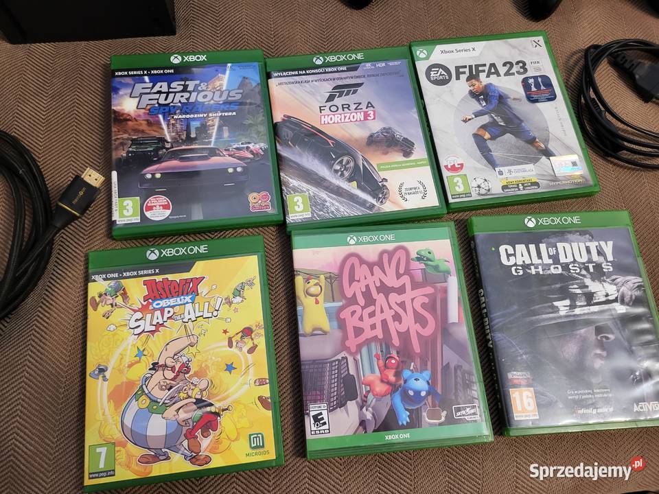 Konsola Xbox Series X 2 pady pudełko okablowanie Xbox