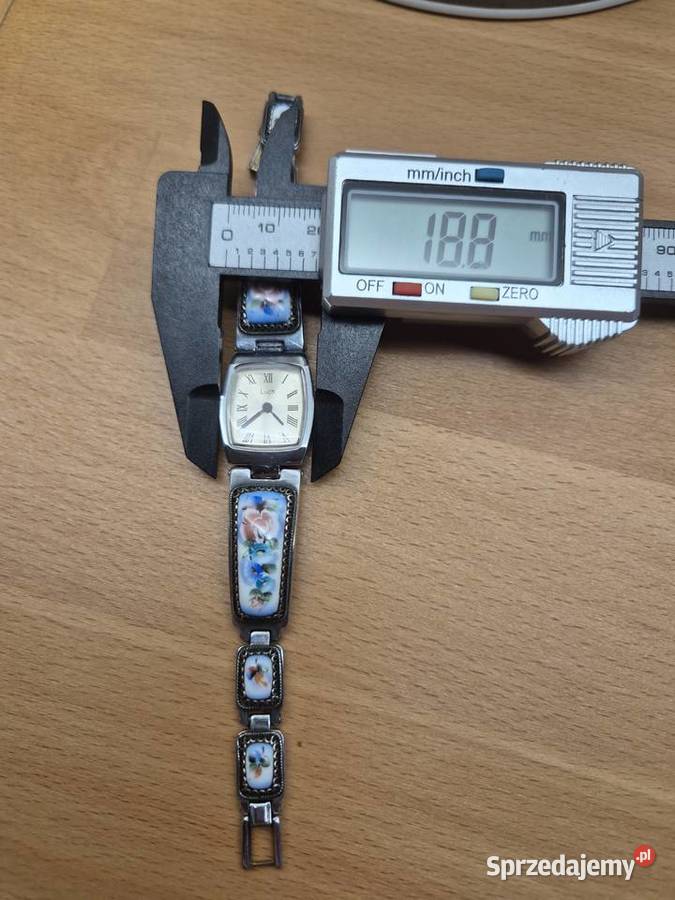 Zegarek koktajlowy ŁuczLuch ceramika Chorzów