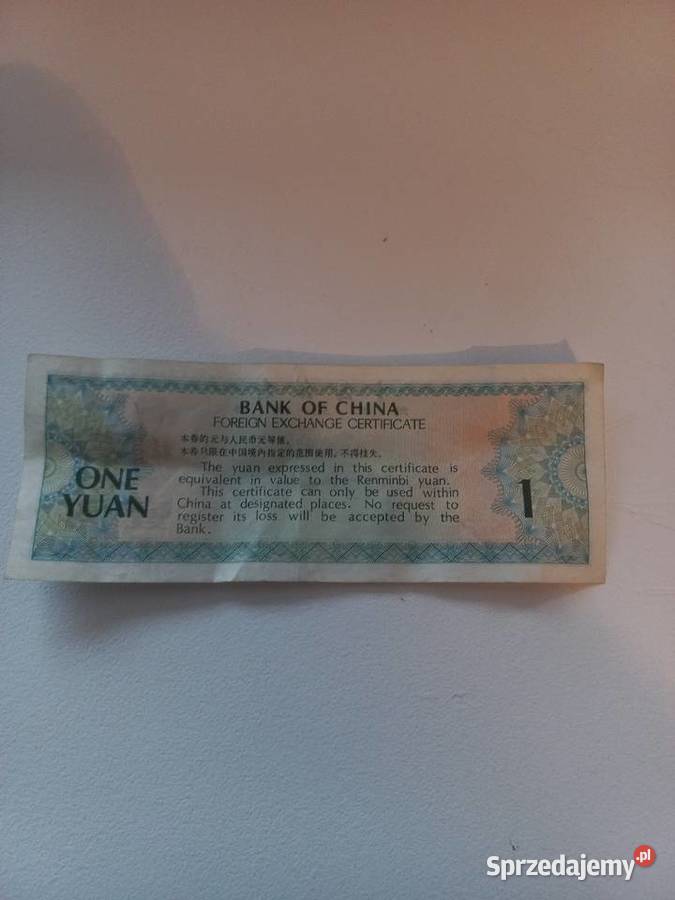 Banknoty Chiny
