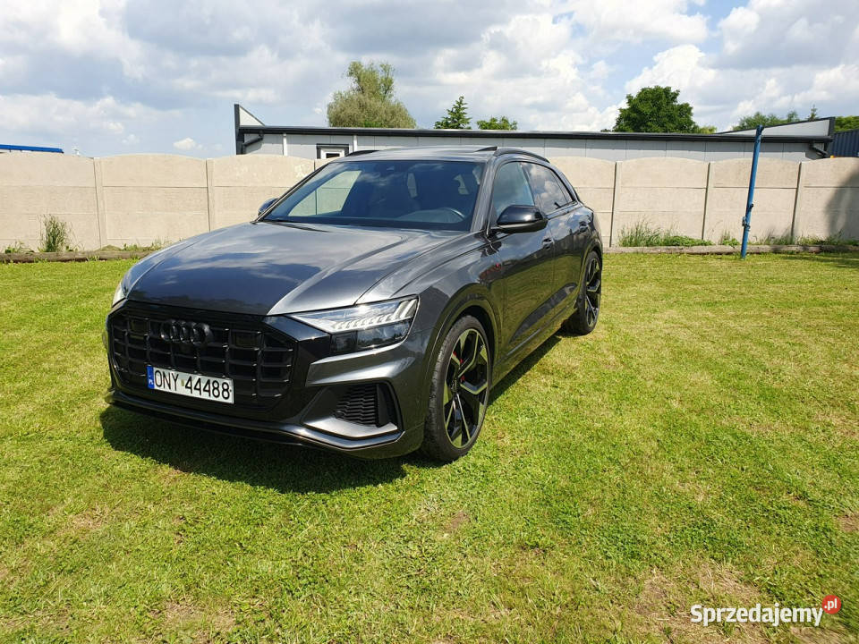 Audi Q8 30tdi 286 S Line Matrix bO Alu23 Salon Rok produkcji 2019