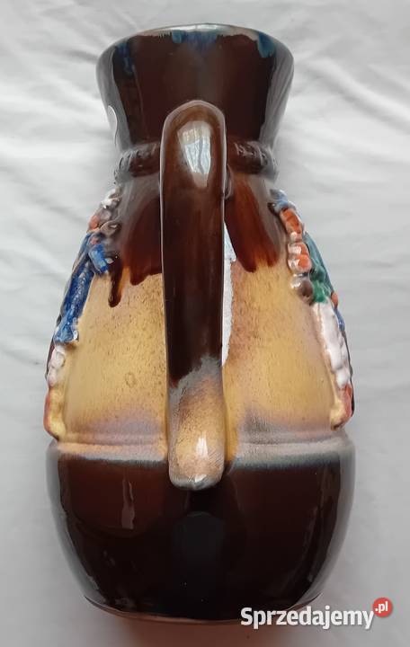Ceramiczny szkliwiony dzbanek Spnia Usługa Koźminek sprzedam