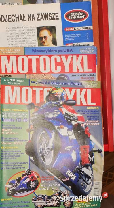 Czasopismo kolekcjonerskie motocykl 1998 Gliwice