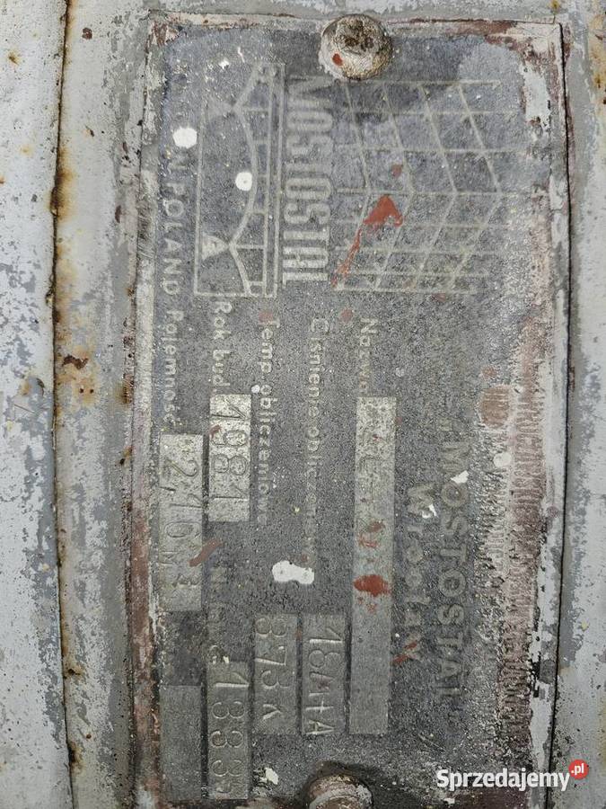 Zbiornik ciśnieniowy 180 bar hydrofor 2200l Produkcja Żółkiewka-Osada