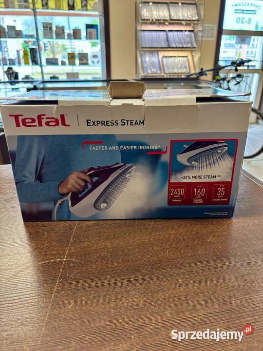 Żelazko parowe TEFAL Express Steam 2400W FV2835 warmińsko-mazurskie