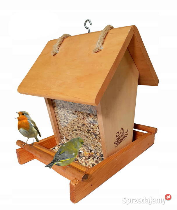 KARMNIK PTAKÓW na parapet z zasypem na ziarno z lubuskie