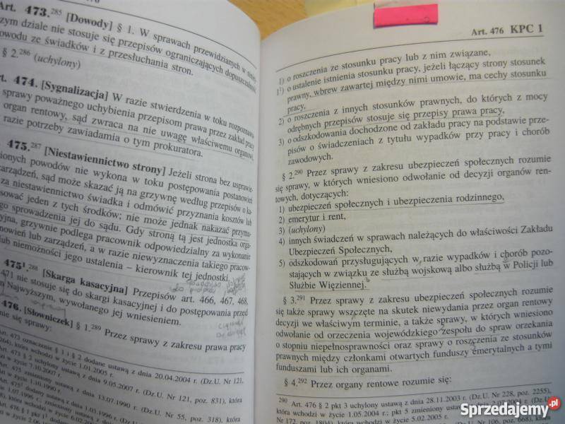 KODEKS POSTĘPOWANIA CYWILNEGO WYD 17 2005 Rok wydania 2005 Łódź