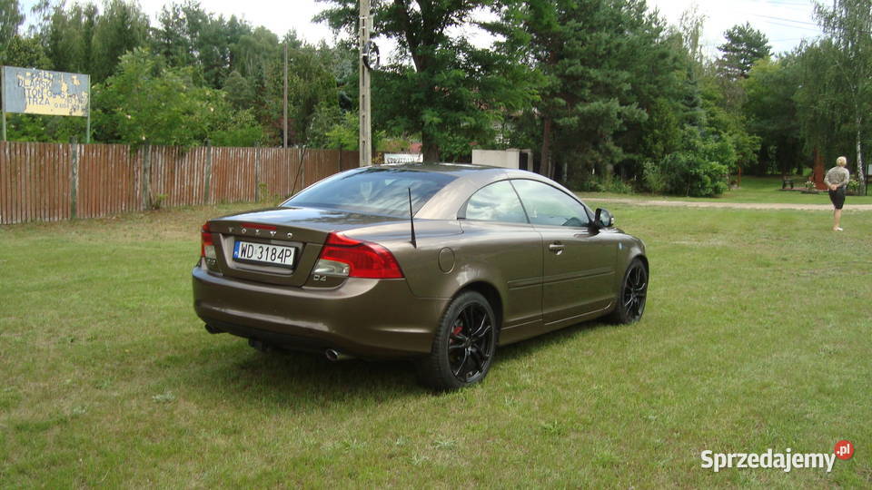 Volvo C70 D4 Summum 2011r Kabriolet brązowy automatyczna mazowieckie Warszawa