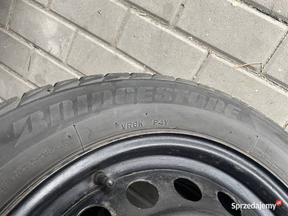 Felgi stalowe Toyota z oponami 2055516 kołpaki Średnica 16" Zgierz sprzedam