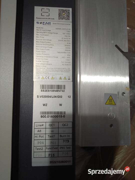 Sprzedam Falownik SOFAR Wodzisław Śląski