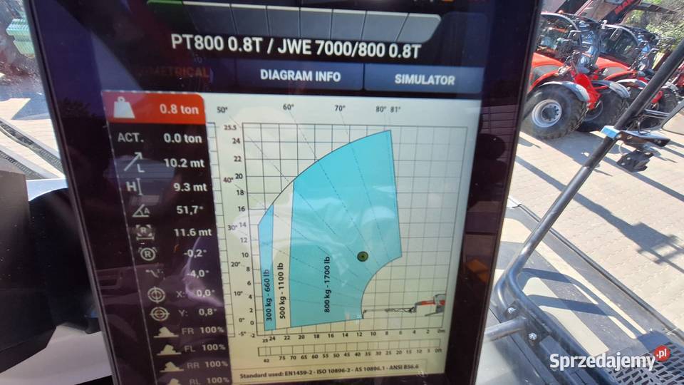 Przedłużenie żurawiawysięgnika JWE 7000800