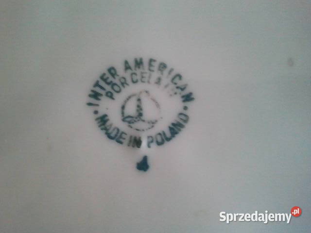 Talerz duży płaski firmy Lubiana śr 245z okresu Pruszków sprzedam