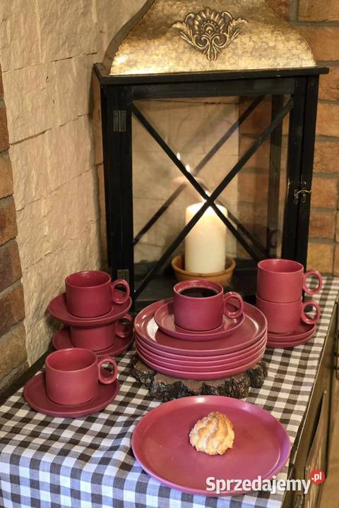 Serwis kawowy trzy kolory Łódź