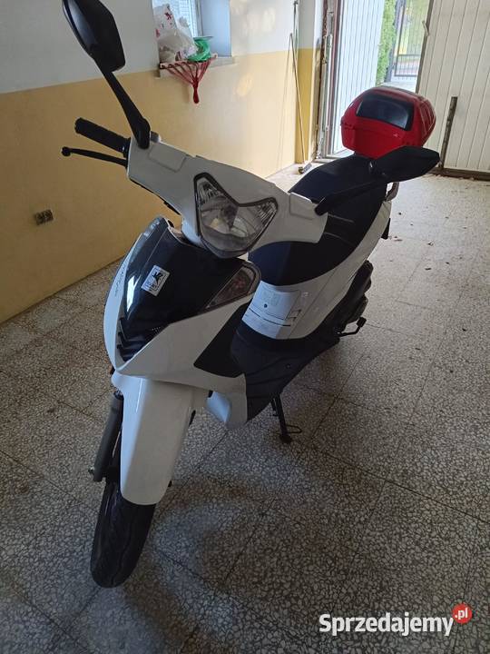 Skuter Motocykl Motor Romet Trevis 125 3 White małopolskie Wieliczka sprzedam