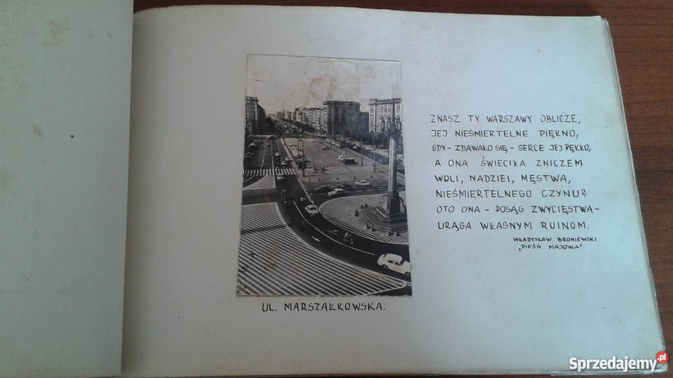 Starocie stary album o Warszawie pamiątka PRLu Pozostałe Koszalin