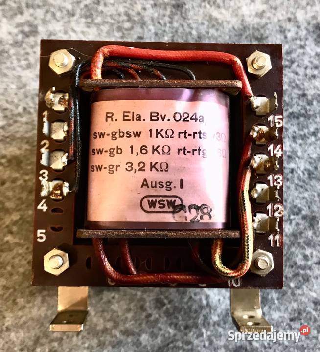 WSW Ela transformator głośnikowy Elektronika Lublin