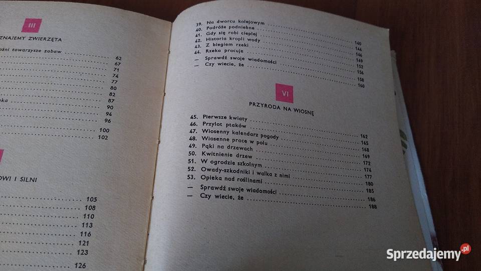 Świat wokół nas wiadomości o przyrodzie klasy Rok wydania 1976 Gdańsk